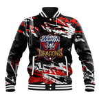 Personalized St. George Illawarra Dragons Baseball Jacket Graffiti Grunge Abstract Urban Street Style Design
