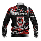 Personalized St. George Illawarra Dragons Baseball Jacket Graffiti Grunge Abstract Urban Street Style Design
