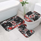 Personalized St. George Illawarra Dragons Bathroom Set Graffiti Grunge Abstract Urban Street Style Design