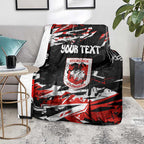 Personalized St. George Illawarra Dragons Blanket Graffiti Grunge Abstract Urban Street Style Design