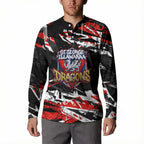 Personalized St. George Illawarra Dragons Button Sweatshirt Graffiti Grunge Abstract Urban Street Style Design