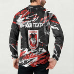 Personalized St. George Illawarra Dragons Button Sweatshirt Graffiti Grunge Abstract Urban Street Style Design