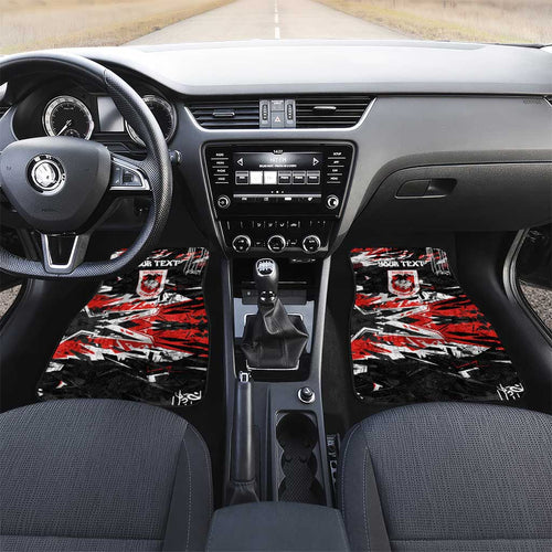 Personalized St. George Illawarra Dragons Car Mats Graffiti Grunge Abstract Urban Street Style Design