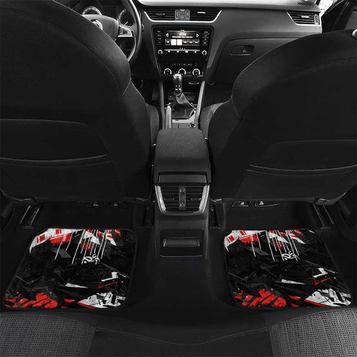 Personalized St. George Illawarra Dragons Car Mats Graffiti Grunge Abstract Urban Street Style Design