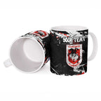 Personalized St. George Illawarra Dragons Ceramic Mug Graffiti Grunge Abstract Urban Street Style Design