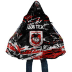 Personalized St. George Illawarra Dragons Cloak Graffiti Grunge Abstract Urban Street Style Design
