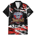 Personalized St. George Illawarra Dragons Family Matching Puletasi and Hawaiian Shirt Graffiti Grunge Abstract Urban Street Style Design
