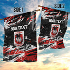 Personalized St. George Illawarra Dragons Garden Flag Graffiti Grunge Abstract Urban Street Style Design