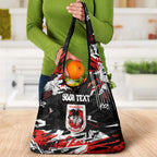 Personalized St. George Illawarra Dragons Grocery Bag Graffiti Grunge Abstract Urban Street Style Design