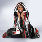 Personalized St. George Illawarra Dragons Hooded Blanket Graffiti Grunge Abstract Urban Street Style Design