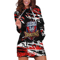 Personalized St. George Illawarra Dragons Hoodie Dress Graffiti Grunge Abstract Urban Street Style Design