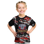 Personalized St. George Illawarra Dragons Kid T Shirt Graffiti Grunge Abstract Urban Street Style Design