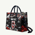 Personalized St. George Illawarra Dragons Leather Bag Graffiti Grunge Abstract Urban Street Style Design