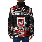 Personalized St. George Illawarra Dragons Padded Jacket Graffiti Grunge Abstract Urban Street Style Design