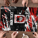 Personalized St. George Illawarra Dragons Puzzle Graffiti Grunge Abstract Urban Street Style Design