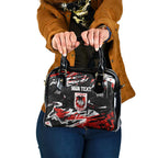 Personalized St. George Illawarra Dragons Shoulder Handbag Graffiti Grunge Abstract Urban Street Style Design