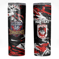 Personalized St. George Illawarra Dragons Skinny Tumbler Graffiti Grunge Abstract Urban Street Style Design