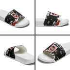 Personalized St. George Illawarra Dragons Slide Sandals Graffiti Grunge Abstract Urban Street Style Design