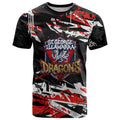 Personalized St. George Illawarra Dragons T Shirt Graffiti Grunge Abstract Urban Street Style Design