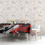 Personalized St. George Illawarra Dragons Tablecloth Graffiti Grunge Abstract Urban Street Style Design