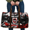 Personalized St. George Illawarra Dragons Travel Bag Graffiti Grunge Abstract Urban Street Style Design
