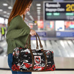 Personalized St. George Illawarra Dragons Travel Bag Graffiti Grunge Abstract Urban Street Style Design
