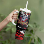 Personalized St. George Illawarra Dragons Tumbler With Handle Graffiti Grunge Abstract Urban Street Style Design