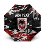 Personalized St. George Illawarra Dragons Umbrella Graffiti Grunge Abstract Urban Street Style Design