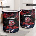 Personalized Sydney Roosters Laundry Basket Graffiti Grunge Abstract Urban Street Style Design