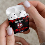 Personalized Sydney Roosters AirPods Case Graffiti Grunge Abstract Urban Street Style Design