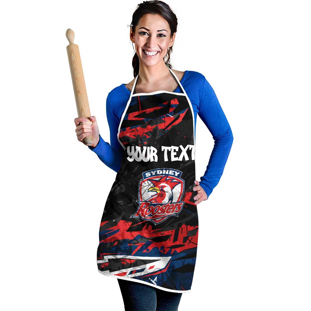 Personalized Sydney Roosters Apron Graffiti Grunge Abstract Urban Street Style Design