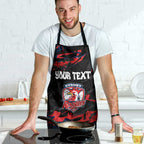 Personalized Sydney Roosters Apron Graffiti Grunge Abstract Urban Street Style Design