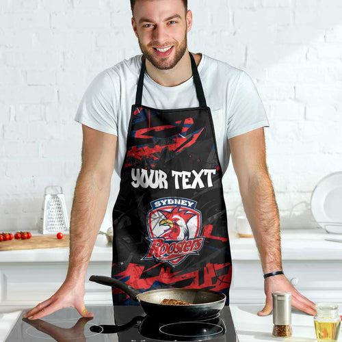 Personalized Sydney Roosters Apron Graffiti Grunge Abstract Urban Street Style Design