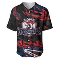 Personalized Sydney Roosters Baseball Jersey Graffiti Grunge Abstract Urban Street Style Design