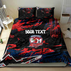 Personalized Sydney Roosters Bedding Set Graffiti Grunge Abstract Urban Street Style Design