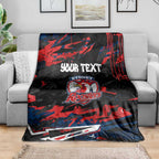 Personalized Sydney Roosters Blanket Graffiti Grunge Abstract Urban Street Style Design