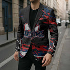 Personalized Sydney Roosters Blazer Graffiti Grunge Abstract Urban Street Style Design