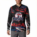 Personalized Sydney Roosters Button Sweatshirt Graffiti Grunge Abstract Urban Street Style Design