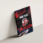 Personalized Sydney Roosters Canvas Wall Art Graffiti Grunge Abstract Urban Street Style Design