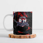 Personalized Sydney Roosters Ceramic Mug Graffiti Grunge Abstract Urban Street Style Design