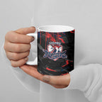 Personalized Sydney Roosters Ceramic Mug Graffiti Grunge Abstract Urban Street Style Design