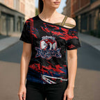 Personalized Sydney Roosters Cross Shoulder Shirt Graffiti Grunge Abstract Urban Street Style Design
