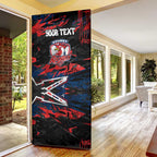 Personalized Sydney Roosters Door Cover Graffiti Grunge Abstract Urban Street Style Design