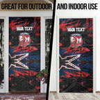 Personalized Sydney Roosters Door Cover Graffiti Grunge Abstract Urban Street Style Design
