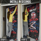 Personalized Sydney Roosters Door Cover Graffiti Grunge Abstract Urban Street Style Design