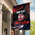 Personalized Sydney Roosters Garden Flag Graffiti Grunge Abstract Urban Street Style Design