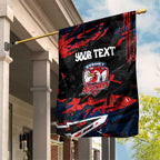 Personalized Sydney Roosters Garden Flag Graffiti Grunge Abstract Urban Street Style Design