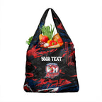 Personalized Sydney Roosters Grocery Bag Graffiti Grunge Abstract Urban Street Style Design