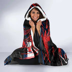 Personalized Sydney Roosters Hooded Blanket Graffiti Grunge Abstract Urban Street Style Design