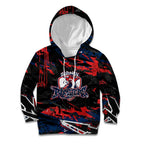 Personalized Sydney Roosters Kid Hoodie Graffiti Grunge Abstract Urban Street Style Design